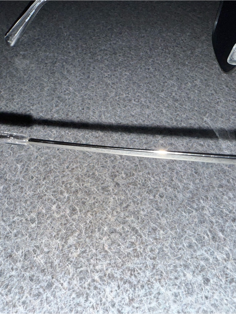 Swarovski Blue Silver Rimless Sunglasses - Picture 4 of 13
